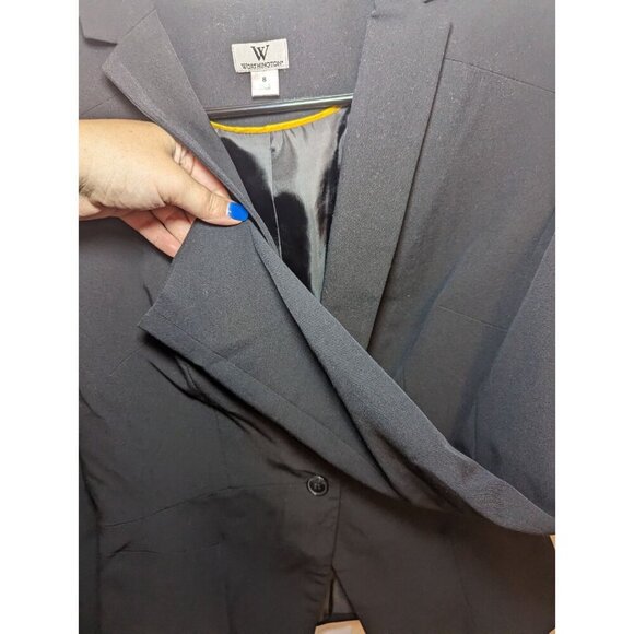 Worthington Blazer Women's Size 8 Black Business Single Button Jacket RN# 93677 - Picture 5 of 15